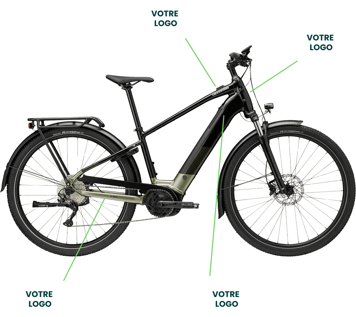 E-Bike with logo photo